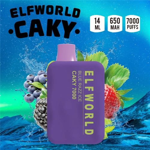 Elfworld Caky7000Puffs kertakäyttöinen vape -irtotavaratilaus